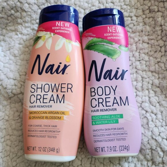 NAIR Hair Removal Cream 2 Item Bundle NWT - Picture 1 of 8